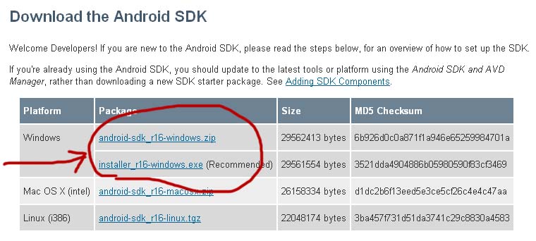 sdk download